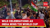 Tears And Smiles As India Beat South Africa; Lift T20 World Cup After 17 Years | Watch | News - Times of India Videos