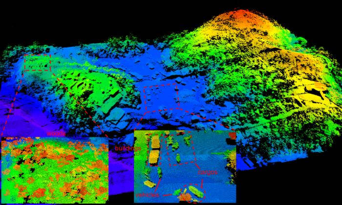 450mW single-photo radar maps the ground with 40cm resolution