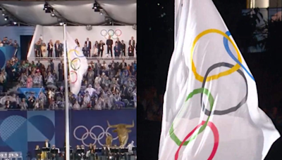 Olympic Flag Raised Upside Down? Paris Opening Ceremony Photos Go Viral