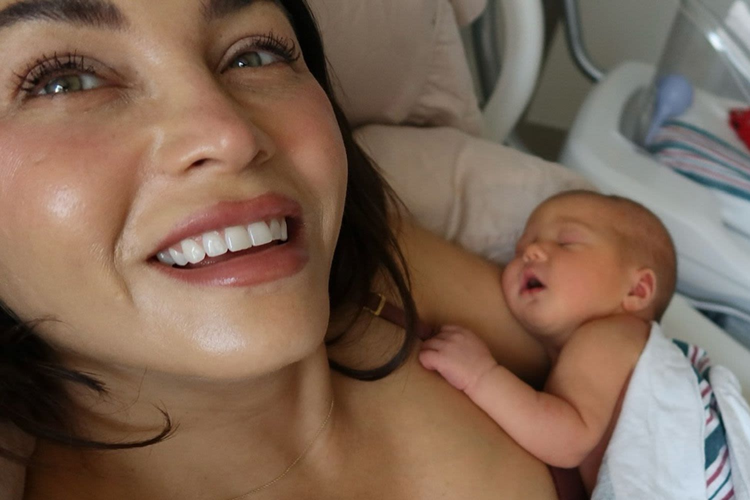 Jenna Dewan Shares Photos of Newborn Rhiannon and Family Dog: ‘The Two Babies’