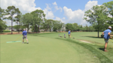 Horry-Georgetown Technical College students prep greens for Myrtle Beach Classic