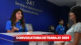 ¡Sí hay chamba! SAT lanza convocatoria de trabajo con sueldos hasta S/3.000 en Lima