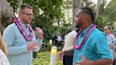 Slimmer Tua Tagovailoa hosts luau, talks ‘love language' of helping kids