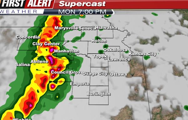 Monday forecast: Severe weather likely this evening