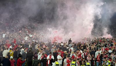 Three arrested after fans invade pitch following Southampton FC win