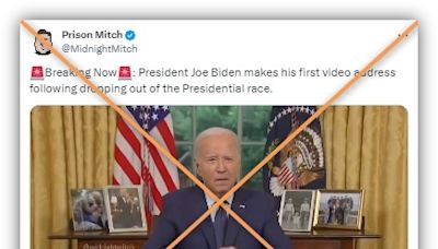 Biden deepfake spreads online after withdrawal from 2024 race