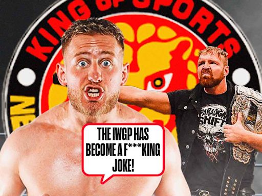 Gabe Kidd is furious with Jon Moxley for turning the IWGP World Championship into a 'joke'