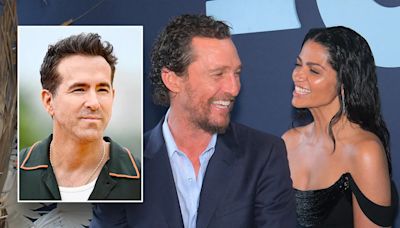 Matthew McConaughey's wife thanks Ryan Reynolds for husband's 'hunky' new nickname