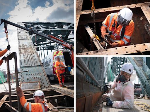 Nine tonnes of bird poo removed from landmark North East bridge