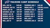 Bills announce 2024 Training Camp schedule