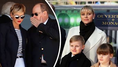 Charlène von Monaco: Stylischen Familienauftritt mit dunklen Sonnenbrillen
