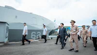 登國造「旭江艦」！賴清德勗勉海軍131艦隊：秉持忠義軍風 守護海疆安全