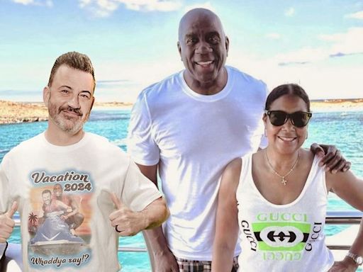 Jimmy Kimmel Continues to Troll Vacationing Magic Johnson in the Most Hilarious Way