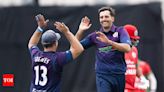 Scotland pacer breaks all-time ODI bowling record on debut with... | Cricket News - Times of India