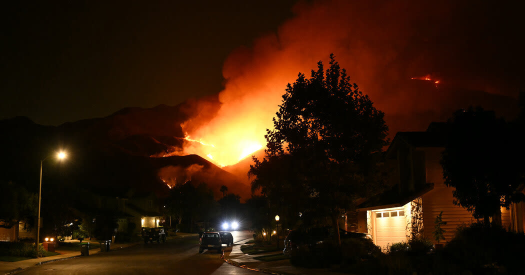 Line Fire and Airport Fire Threaten Southern California: Live Updates