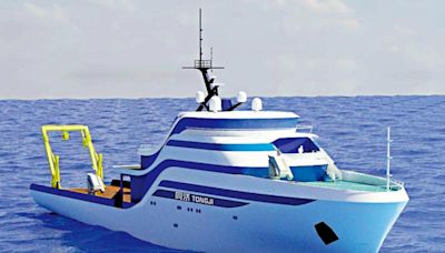 ﻿夢幻外觀 同濟海洋科考教學船開建