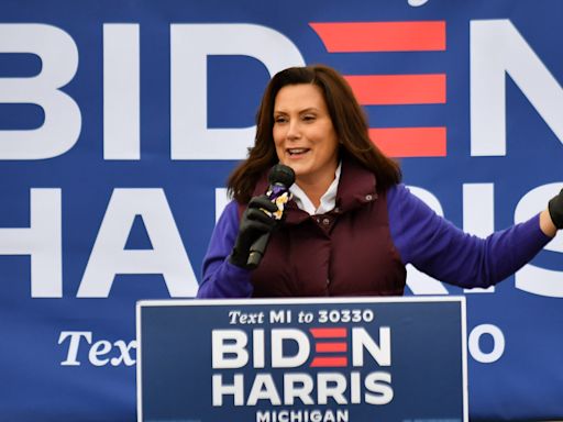 Gov. Whitmer endorses Kamala Harris for president, says she's not leaving Michigan