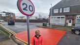 Red fluorescent 20mph road markings ‘way too much’, residents say