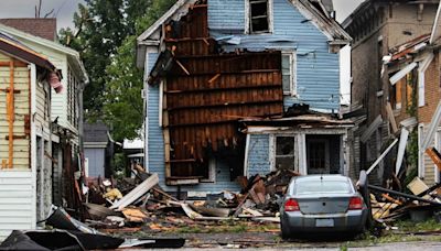 One dead as storms cause devastation and leave thousands without power in upstate New York