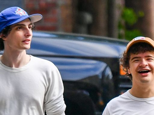 Stranger Things' Finn Wolfhard and Gaten Matarazzo hold hands in NYC