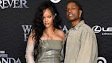 Rihanna and A$AP Rocky Wear Matching Trains for ‘Wakanda Forever’ Premiere