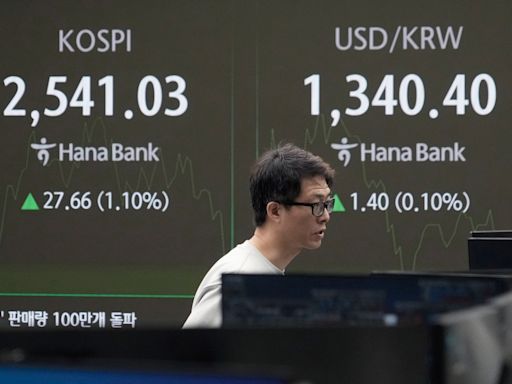 Stock market today: Asian shares rally, encouraged by Wall Street storming back from an early slide