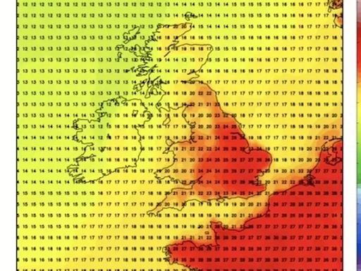 UK weather maps turn red hot as new heatwave to hit in just days - and it'll last a while