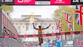 Olympic champion Jepchirchir wins women's race at London Marathon in record time