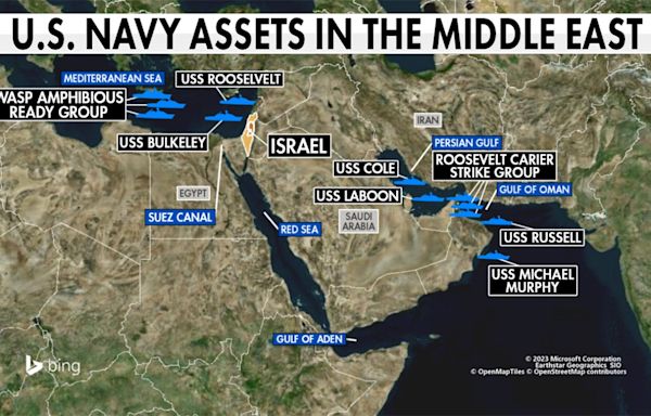 US assets deployed to Mideast will help Israel but will unlikely alter Iran's mind on retaliation, experts say