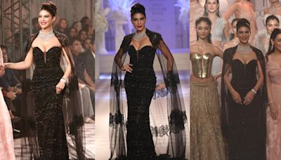 India Couture Week 2024: Jacqueline Fernandez exudes oomph in black ensemble for Isha Jajodia, check out pics