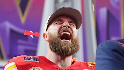 Taylor Swift sings 'Karma is the guy on the Chiefs' to Travis Kelce for 13th time