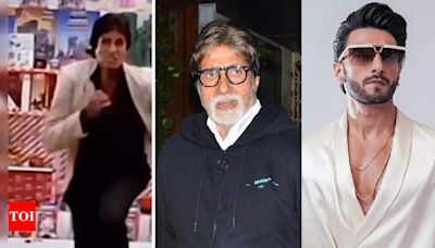 Amitabh Bachchan drops then and now video of his signature run, the new 'Don', Ranveer Singh is in awe - WATCH | Hindi Movie News - Times of India