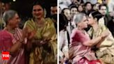 When Rekha and Jaya Bachchan shared a warm hug as Amitabh Bachchan received the Best Actor award | Hindi Movie News - Times of India