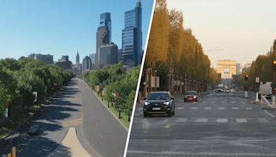The history of the Benjamin Franklin Parkway and its French origin