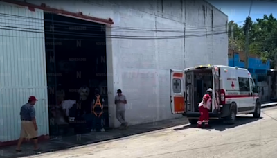 Hombre resulta herido tras caer dentro de bodega en Playa del Carmen