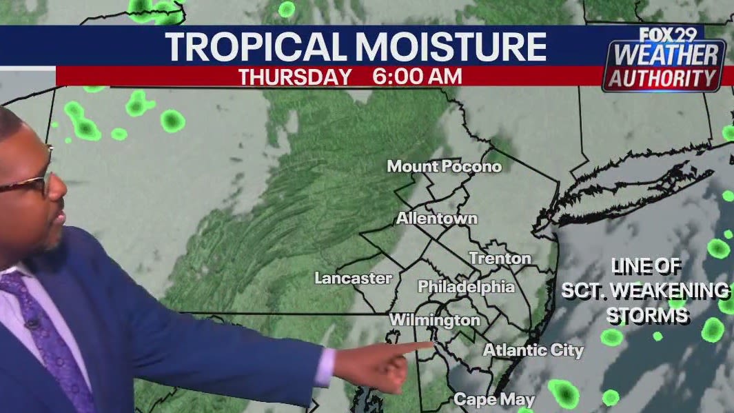 Philadelphia weather: Possible storms loom as heat ebbs in brief relief for Delaware Valley