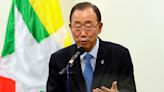 El exsecretario general ONU Ban Ki-moon viaja a Myanmar