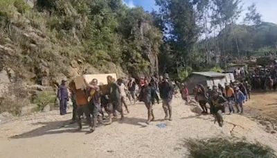 Papua New Guinea bridge collapses on landslide aid route