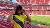 Hellen Quiñónez, presente en el partido de Ecuador y Argentina en la Copa América: Me la gocé, disfruté, reí y también sufrí