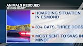 Dozens of animals rescued from hoarding situation in Benson County