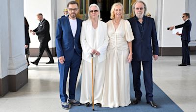 ABBA members reunite to receive top Swedish honour