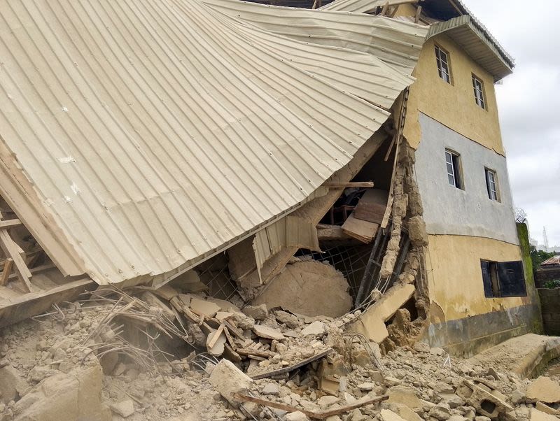 Nigerian school building collapses killing 22 people, Sky News says