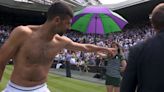 Djokovic points at fan and tells Wimbledon security ‘get him!’ after losing set