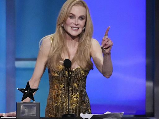 Nicole Kidman, who ‘makes movies better,’ gets AFI Life Achievement Award