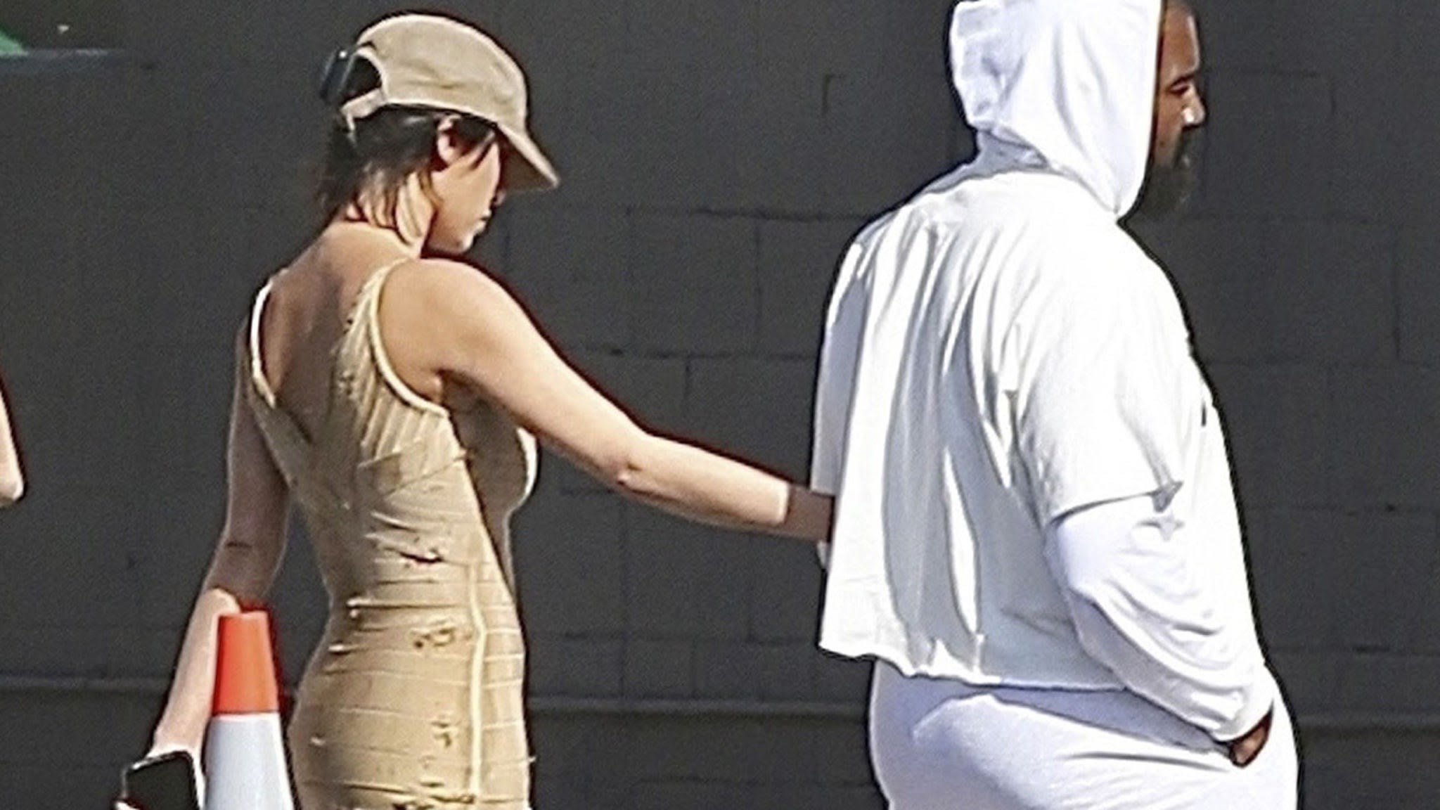 Bianca Censori Shows Butt Cheeks Despite Mostly Covering Up With Kanye West