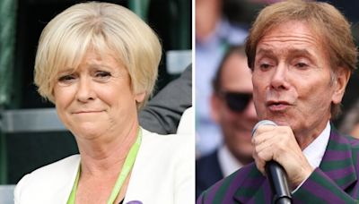 Sue Barker calls out ex-boyfriend Cliff Richard over 'not fair' comments