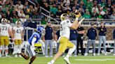 Dynamic Duo: Notre Dame football TE Mitchell Evans has a connection at Georgia volleyball