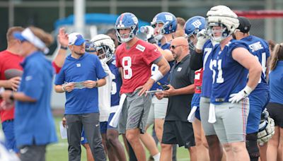 Giants’ offense sluggish in first training camp practice