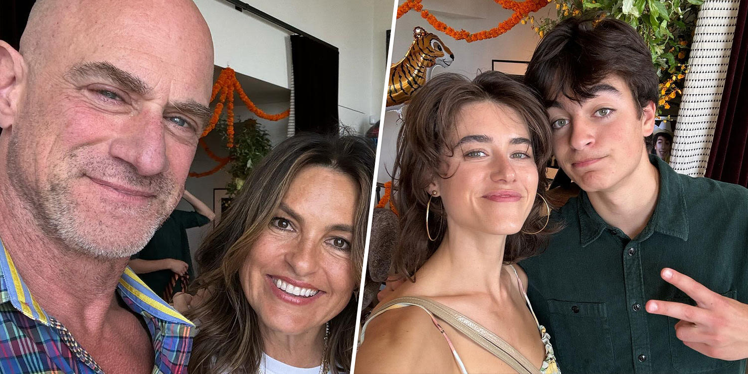 Chris Meloni shares new photos with Mariska Hargitay and their families to celebrate kids' graduations
