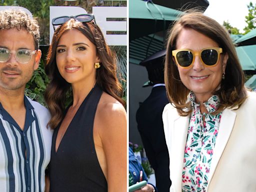 Lucy Mecklenburgh and Ryan Thomas steal the show as celebs flock to SW19